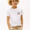 Playera Casual Blanca para Niño Tommy Hilfiger - Talla 8