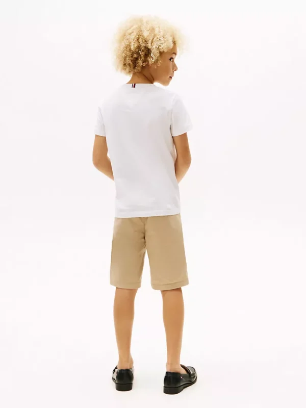 Playera Casual Blanca para Niño Tommy Hilfiger - Talla 8
