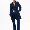 Abrigo estilo gabardina Azul Marino para mujer - Tommy Hilfiger - Talla S