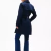 Abrigo estilo gabardina Azul Marino para mujer - Tommy Hilfiger - Talla S