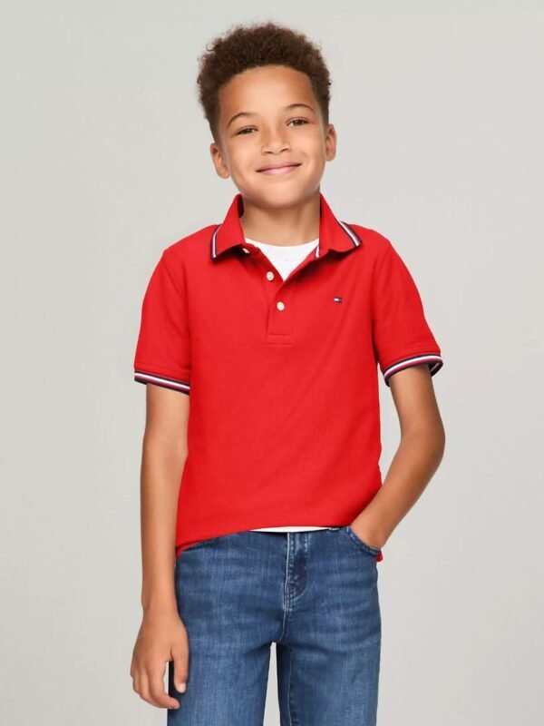 Playera polo Roja - Tommy Hilfiger - Talla 24 meses